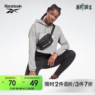 Reebok 锐步 官方情侣款WAISTBAG拉链基础款百搭运动训练腰包H11304