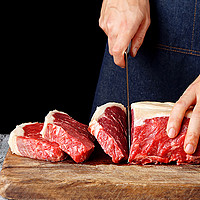 大希地 整切西冷牛排牛扒牛肉130g*10片 多规格可选配刀叉