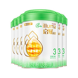 illuma 启赋 蕴萃 婴幼儿配方奶粉 3段 900g*6罐