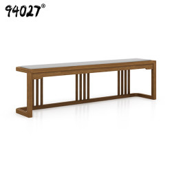 94027 长条凳子乌金木双人三人长凳子新中式茶台凳