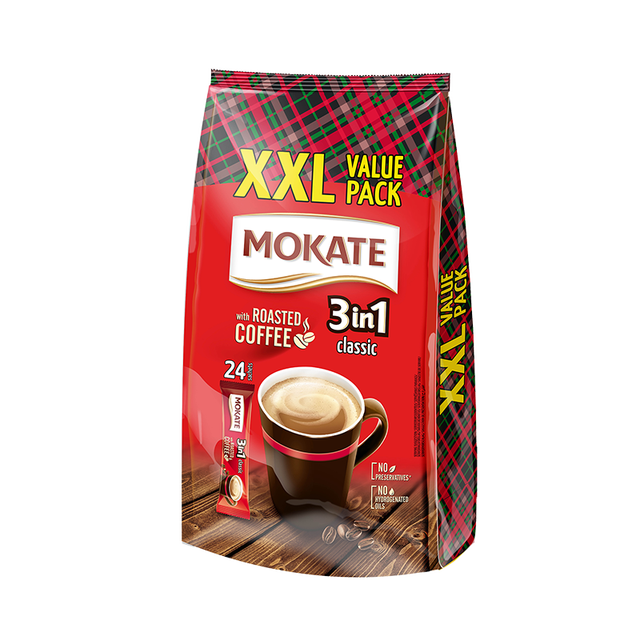 MOKATE 摩卡特 波美克 速溶咖啡  三合一 408g（17g*24条）