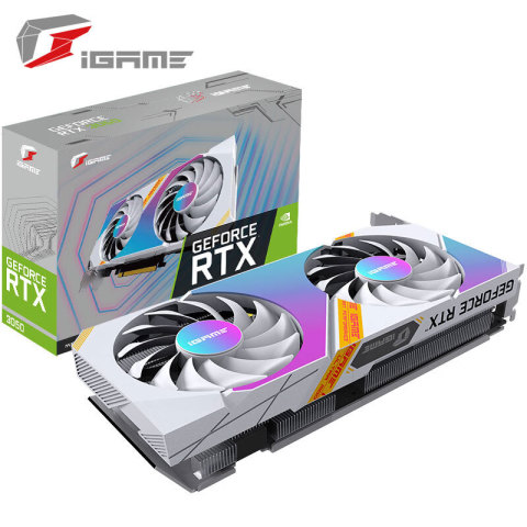 七彩虹显卡_COLORFUL 七彩虹iGame GeForce RTX 3050 Ultra W DUO OC 8G