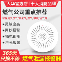 锐致安防 锐致家用天然气可燃气体泄漏一氧化碳煤气WIFI联网液化探测报警器