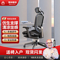 恒林 零感Zero人体工学椅电脑椅办公椅午休可躺椅懒人椅透气网椅