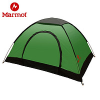 Marmot 土拨鼠 户外露营帐篷防水双人手抛速开自动免搭帐篷野营帐篷