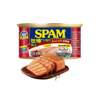 SPAM 世棒 培根口味 午餐肉罐头 198g