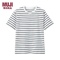 MUJI 無印良品 无印良品 男士条纹T恤