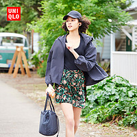 UNIQLO 优衣库 女装 麻混纺裙裤(短裤 半身裙裤 夏季薄款 休闲)458155