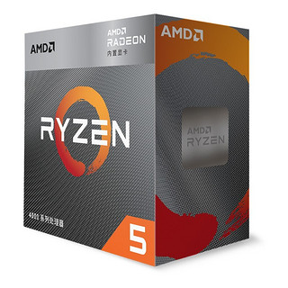 AMD 锐龙 R5-4600G CPU 3.7GHz 6核12线程