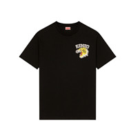 KENZO 凯卓 男女款圆领短袖T恤 FD65TS0074SO 黑色 XXL