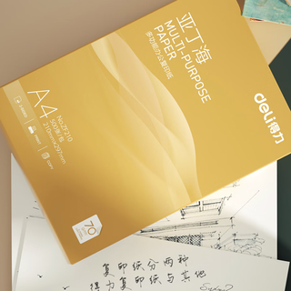 deli 得力 波罗海 A4复印纸 70g 500张/包 单包装