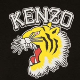 KENZO 凯卓 男女款圆领短袖T恤 FD65TS0084SG 黑色 XL