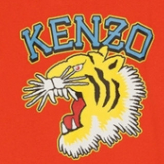 KENZO 凯卓 男女款圆领短袖T恤 FD65TS0084SG 中红色 M