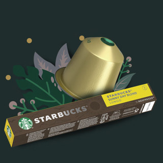 STARBUCKS 星巴克 Nespresso Original系统 晴天综合烘焙咖啡胶囊 10颗/条