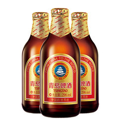 TSINGTAO 青岛啤酒 金质 小棕金 11度 296ml 24瓶 赠纯生500MLx4听