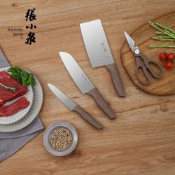 Zhang Xiao Quan 張小泉 张小泉菜刀家用水果刀切肉切菜切片厨房刀具套装官方旗舰店正品