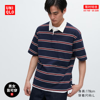 UNIQLO/优衣库 POLO衫  160/76A/XS 165/84A/S 170/92A/M 175/100A/L 180/108B/XL 185/112C/XXL 185/120C/XXXL 185/128C/XXXXL 01 乳白色 69 藏青色