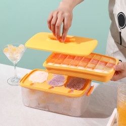 彩扣 冰块模具 硅胶款32格