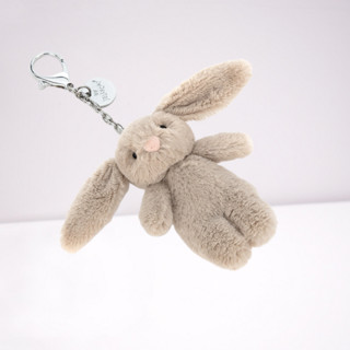 jELLYCAT 邦尼兔 BB4BBC 邦尼兔毛绒玩具 挂件 浅棕色 8cm