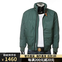 ARMANI/阿玛尼 EA 男士鹰标保暖夹克外套羽绒服 6L1BP4 1NNDZ 绿色 586 44