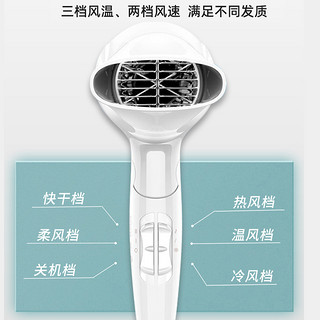 飞科吹风机家用2000W大功率恒温护发电吹风可折叠冷热风宿舍风筒
