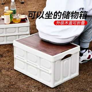 zhiku 植酷 户外收纳箱可折叠旅行野餐露营整理箱车载后备箱多功能储物收纳箱