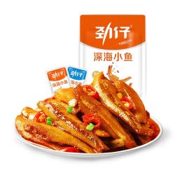 JINZAI 劲仔 小鱼仔 湖南特产小鱼干共40包