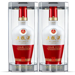 WULIANGYE 五粮液 1618 52度浓香型白酒 商务宴请收藏用酒 52度 1618 500ml 两瓶装