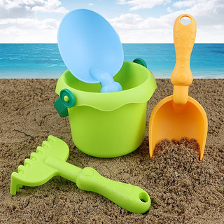 萌萌犟 儿童沙滩玩具套装沙滩桶铲子玩沙
