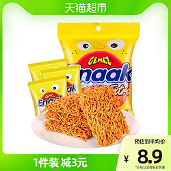 GEMEZ Enaak 进口印尼GEMEZ烧烤味小鸡干脆干吃面30g*3包网红休闲膨化零食小吃