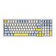 MC 迈从 K980 99键 有线机械键盘 清凉椰柠 LEOBOG 灰木轴 RGB