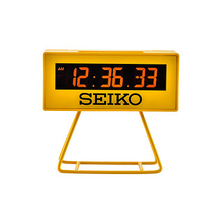 SEIKO 精工 时尚电子码表彩色电子钟倒计时码表贪睡闹钟