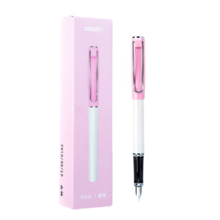 deli 得力 钢笔 淡彩系列 DL-S161F 粉色 F尖 单支装