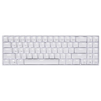 ROYAL KLUDGE RK71 71键 2.4G蓝牙 多模无线机械键盘 白色 红轴 单光