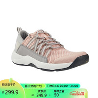 迪卡侬起官网户外徒步登山鞋透气休闲鞋女QUS粉色38-2891843