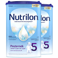 Nutrilon 诺优能 荷兰Nutrilon牛栏进口婴幼儿奶粉5段800g *2罐诺优能正品