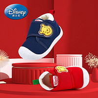 Disney 迪士尼 婴幼儿软底学步鞋透气防踢秋款卡通男女宝宝鞋子6-12个月