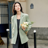 西装外套女2023春季新款休闲通勤气质显瘦长袖西服设计感上衣