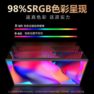 AMOI 夏新 32英寸电脑显示器电竞曲面液晶显示屏幕监控4K吃鸡游戏广色域HDMI 32英寸黑色