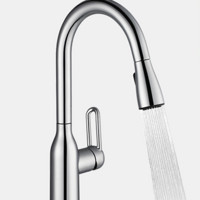 MOEN 摩恩 诗莱克系列 GN68002 厨用龙头 银色