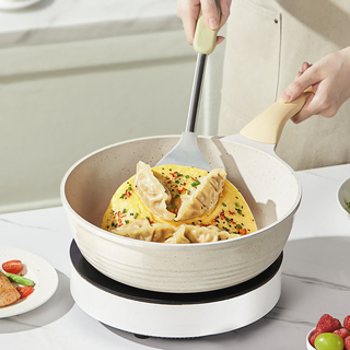 COOKER KING 炊大皇 JG24DB-H 煎锅(24cm、不粘、铝合金、含硅胶铲)