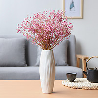 木子西年 北欧陶瓷花瓶摆件现代简约干花水培花器高约20厘米