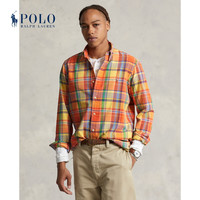 Ralph Lauren/拉夫劳伦男装 23早春经典版格纹牛津布衬衫RL16186