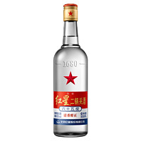 北京红星二锅头65度500ml 高度清香型白酒单瓶装大二粮食泡酒
