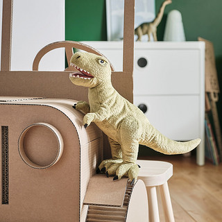 IKEA宜家JATTELIK耶特里克毛绒玩具恐龙霸王龙儿童玩偶现代简约