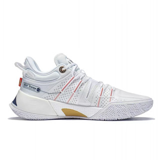 LI-NING 李宁 CJ 2 男子篮球鞋 ABAS001-2 标准白/藏青蓝 41.5