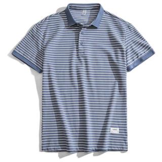 WOOD SOON 我的速度 男士短袖POLO衫 T5220 蓝色 XL