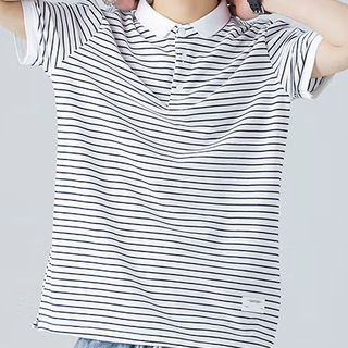 WOOD SOON 我的速度 男士短袖POLO衫 T5220 白色 XXXL