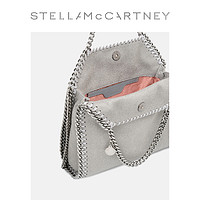 STELLA McCARTNEY 斯特拉·麦卡特尼 [FALABELLA]Stella McCartney小号单肩银色链条包磁扣手拿托特包