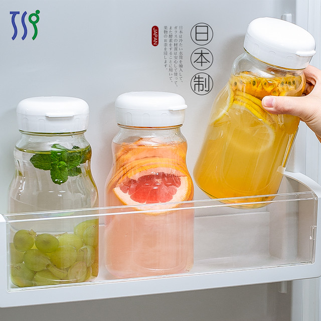 TOYO-SASAKI GLASS 日本进口东洋佐佐木冷水壶家用泡饮料果汁壶冰箱密封玻璃瓶凉水杯